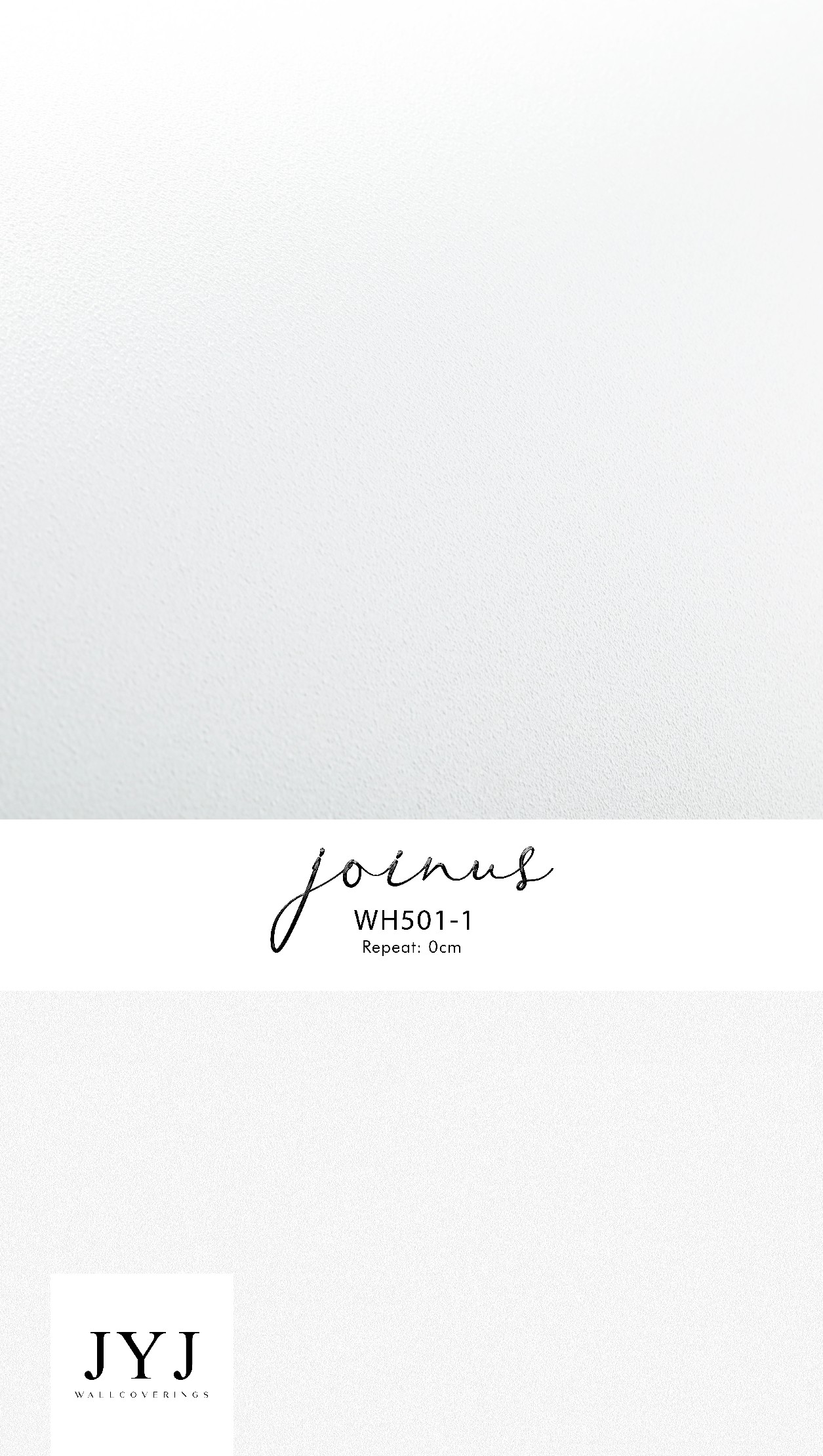 Giấy dán tường màu trắng Joinus WH501-1